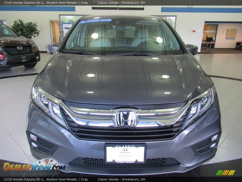 2018 Honda Odyssey EX-L Modern Steel Metallic / Gray Photo #2