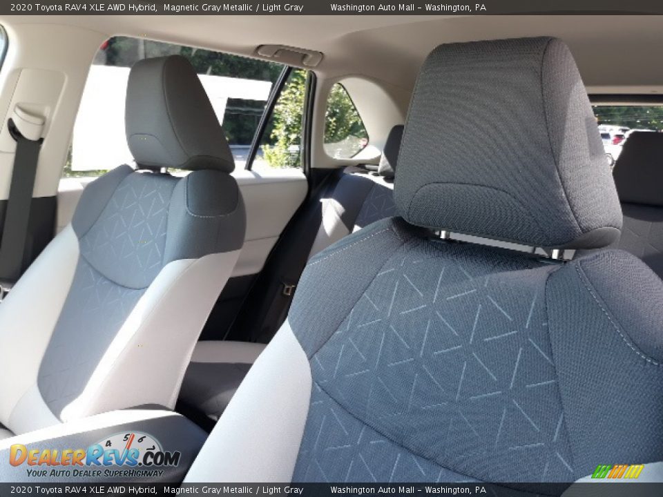 2020 Toyota RAV4 XLE AWD Hybrid Magnetic Gray Metallic / Light Gray Photo #21