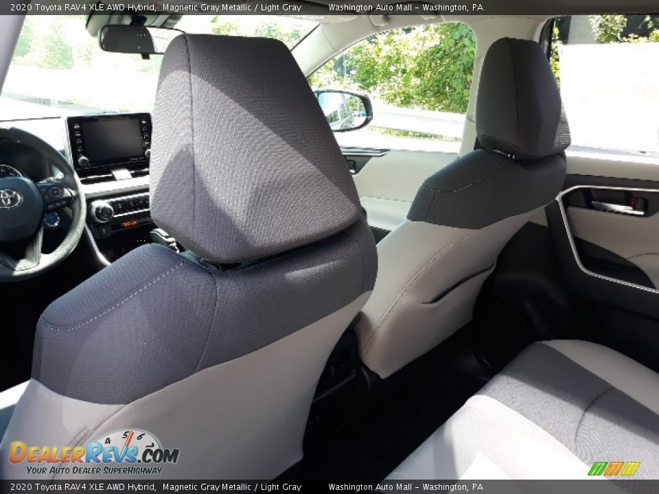 2020 Toyota RAV4 XLE AWD Hybrid Magnetic Gray Metallic / Light Gray Photo #24