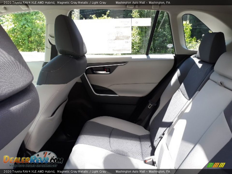 2020 Toyota RAV4 XLE AWD Hybrid Magnetic Gray Metallic / Light Gray Photo #25