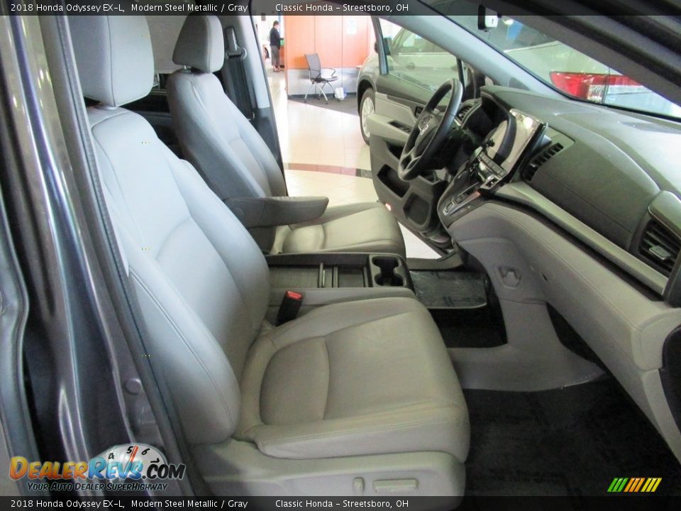 2018 Honda Odyssey EX-L Modern Steel Metallic / Gray Photo #16