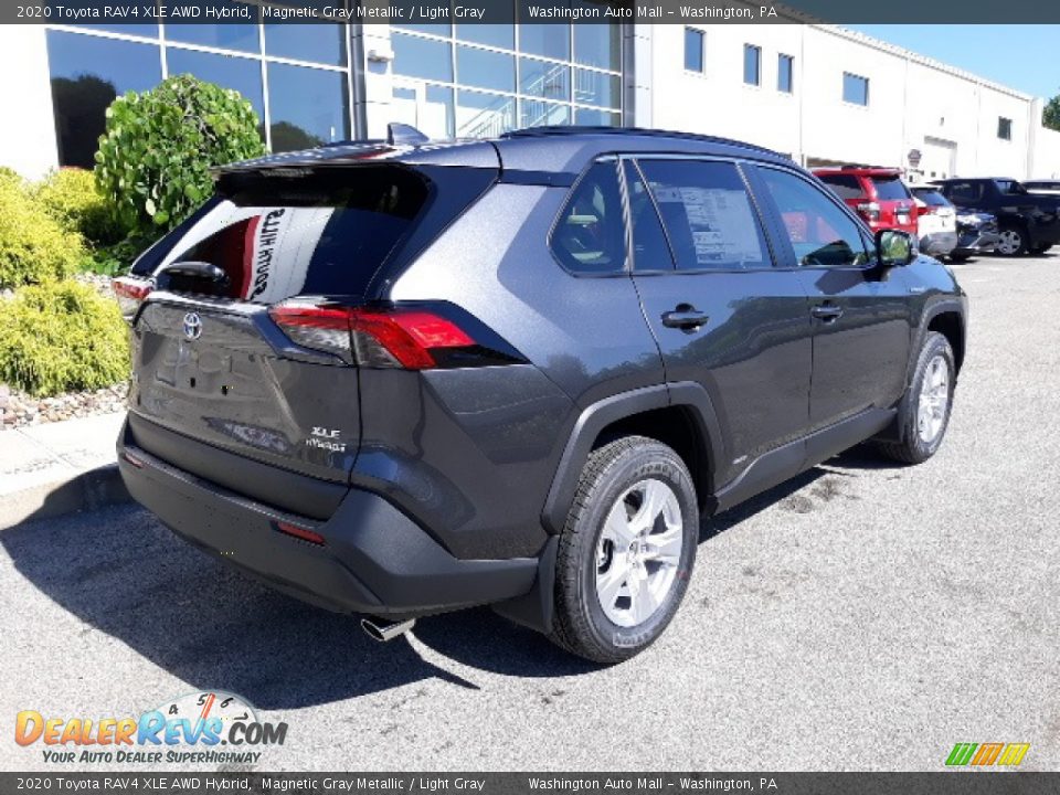 2020 Toyota RAV4 XLE AWD Hybrid Magnetic Gray Metallic / Light Gray Photo #32