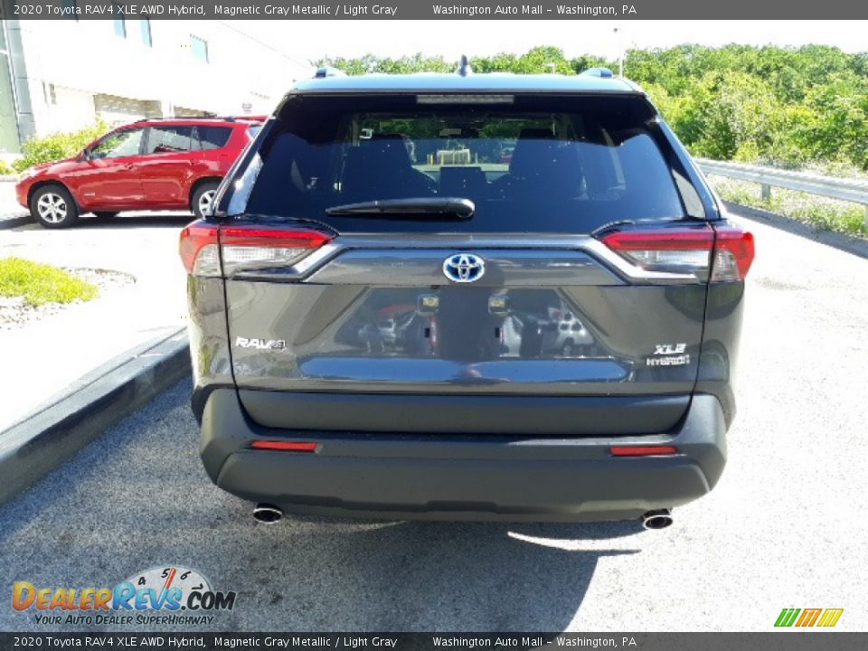 2020 Toyota RAV4 XLE AWD Hybrid Magnetic Gray Metallic / Light Gray Photo #33