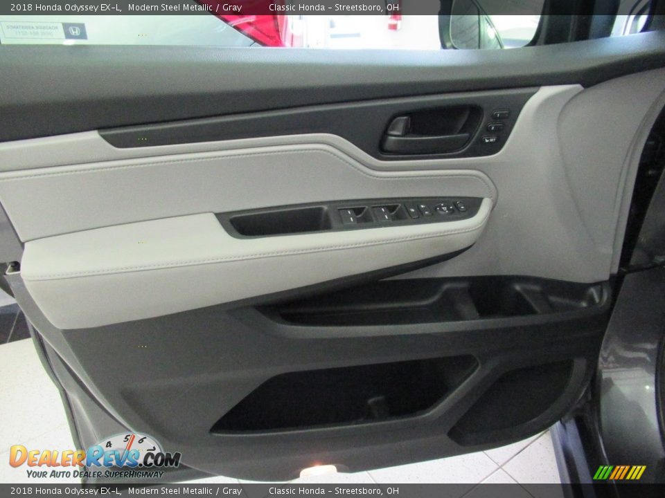 2018 Honda Odyssey EX-L Modern Steel Metallic / Gray Photo #27