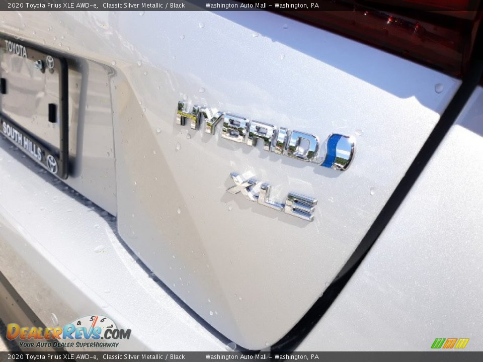2020 Toyota Prius XLE AWD-e Classic Silver Metallic / Black Photo #34