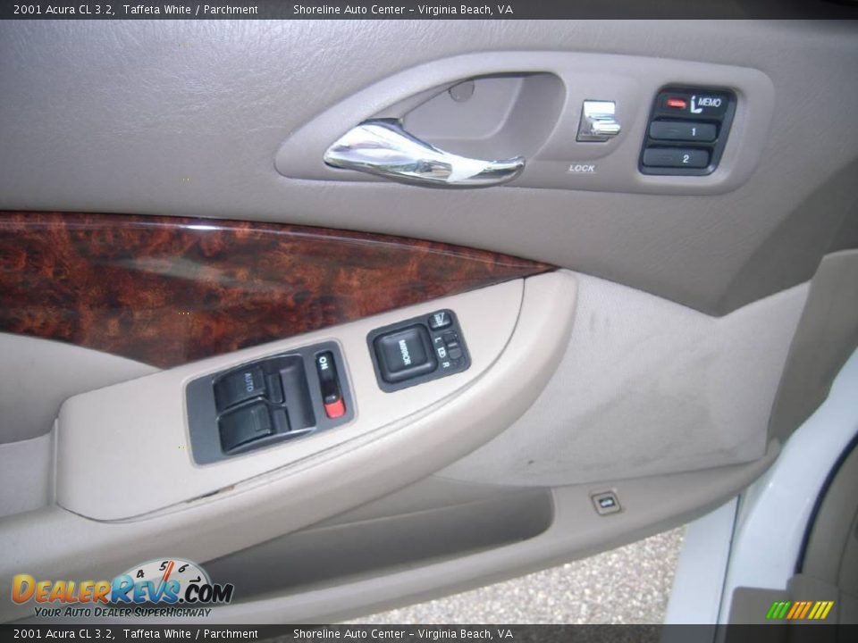 2001 Acura CL 3.2 Taffeta White / Parchment Photo #11