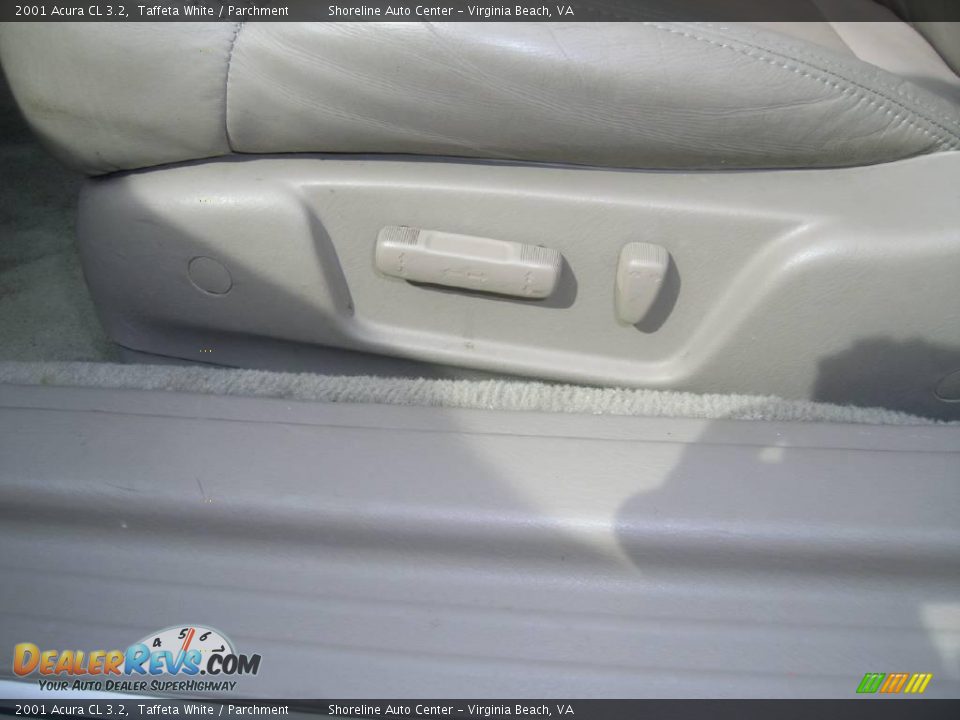 2001 Acura CL 3.2 Taffeta White / Parchment Photo #12
