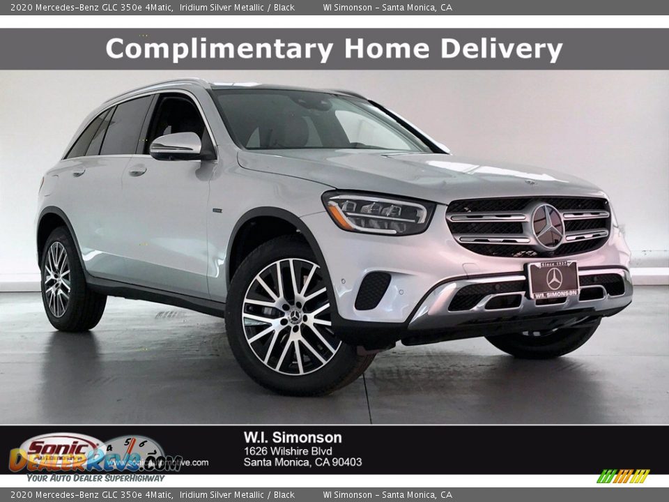 2020 Mercedes-Benz GLC 350e 4Matic Iridium Silver Metallic / Black Photo #1