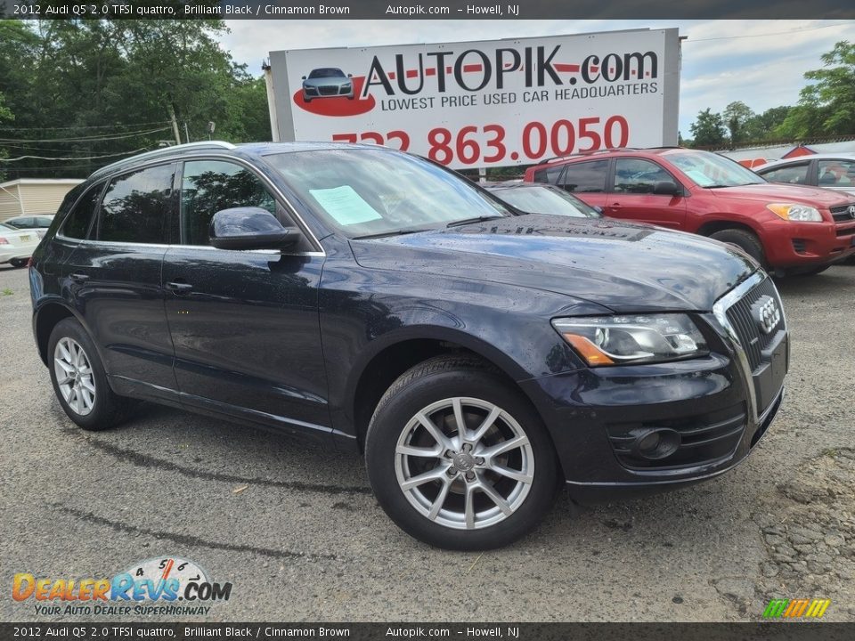 2012 Audi Q5 2.0 TFSI quattro Brilliant Black / Cinnamon Brown Photo #1