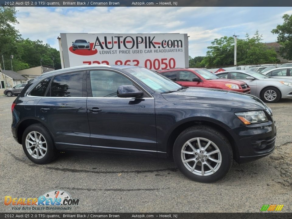 2012 Audi Q5 2.0 TFSI quattro Brilliant Black / Cinnamon Brown Photo #2