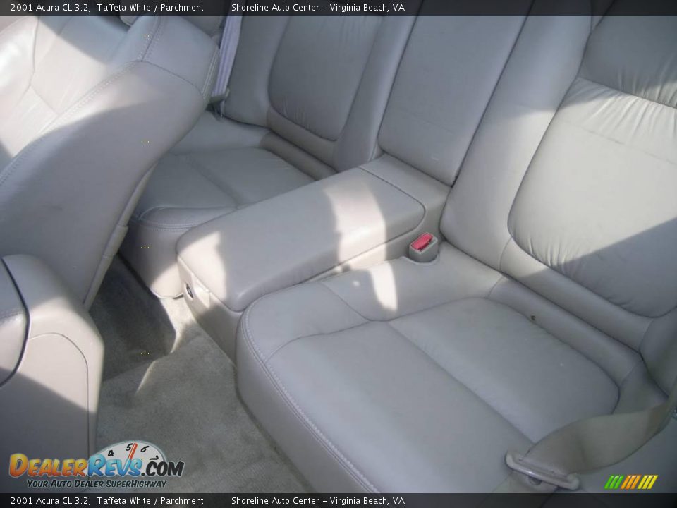 2001 Acura CL 3.2 Taffeta White / Parchment Photo #13