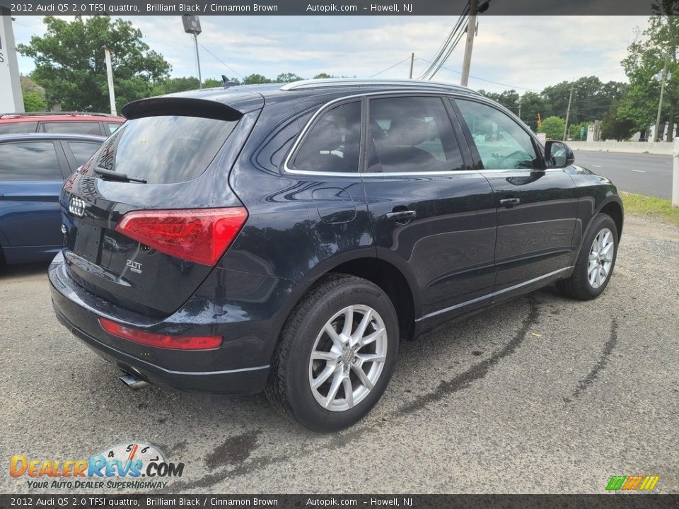2012 Audi Q5 2.0 TFSI quattro Brilliant Black / Cinnamon Brown Photo #3