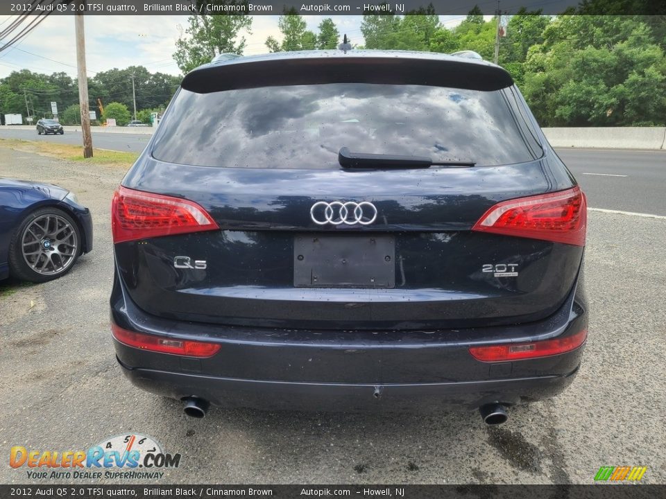 2012 Audi Q5 2.0 TFSI quattro Brilliant Black / Cinnamon Brown Photo #4