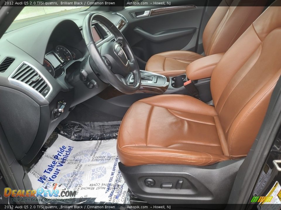 2012 Audi Q5 2.0 TFSI quattro Brilliant Black / Cinnamon Brown Photo #8