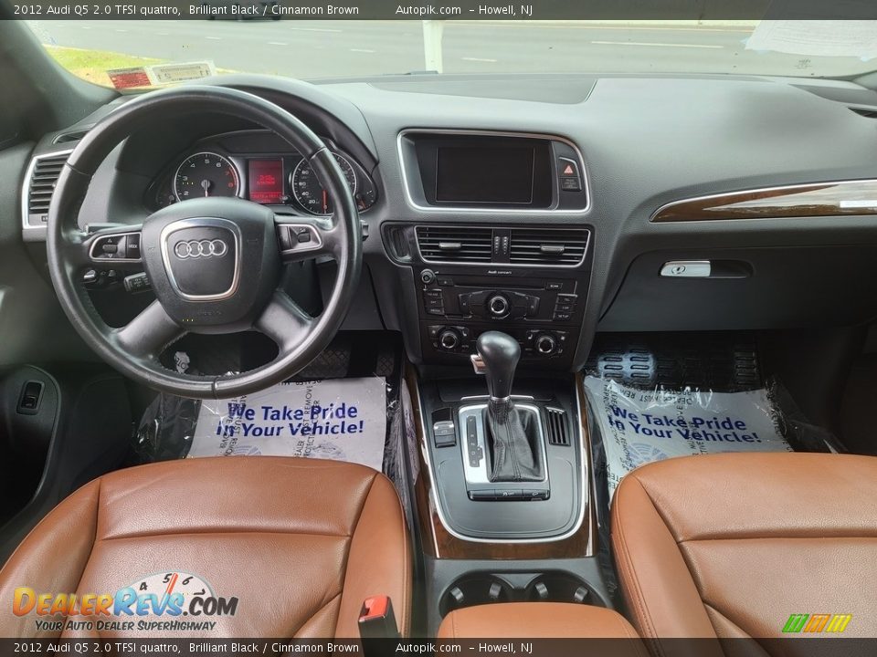 2012 Audi Q5 2.0 TFSI quattro Brilliant Black / Cinnamon Brown Photo #10