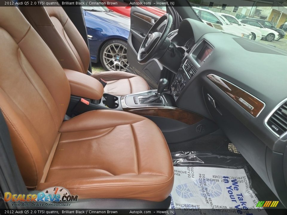 2012 Audi Q5 2.0 TFSI quattro Brilliant Black / Cinnamon Brown Photo #12