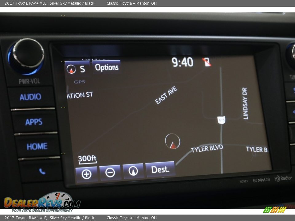 2017 Toyota RAV4 XLE Silver Sky Metallic / Black Photo #12