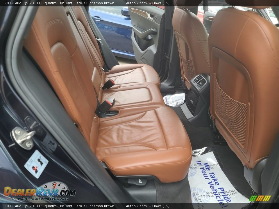 2012 Audi Q5 2.0 TFSI quattro Brilliant Black / Cinnamon Brown Photo #13