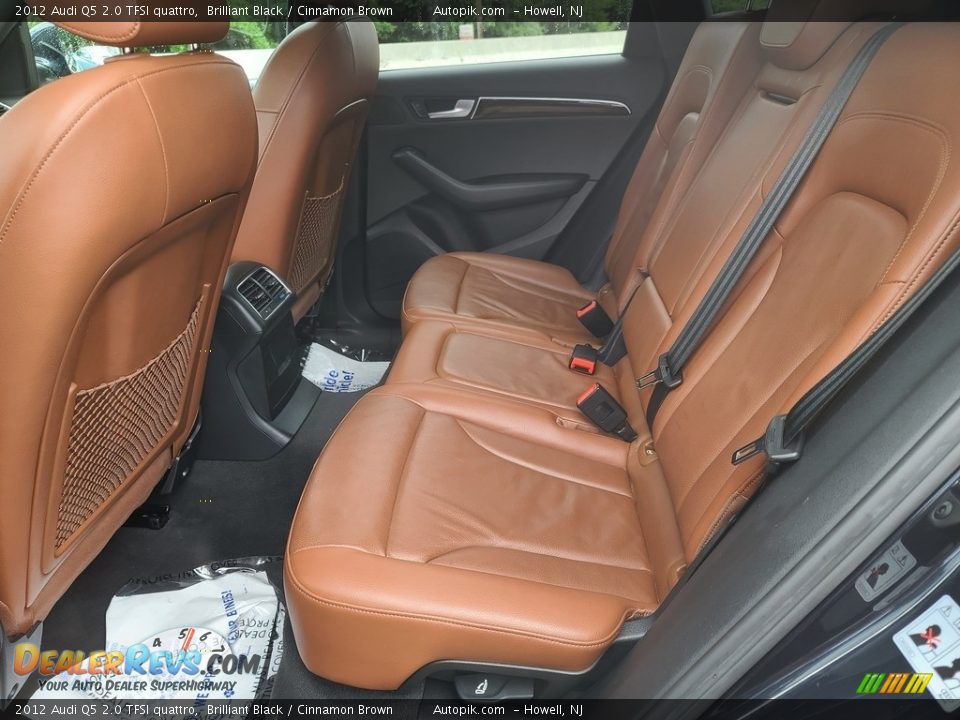 2012 Audi Q5 2.0 TFSI quattro Brilliant Black / Cinnamon Brown Photo #14