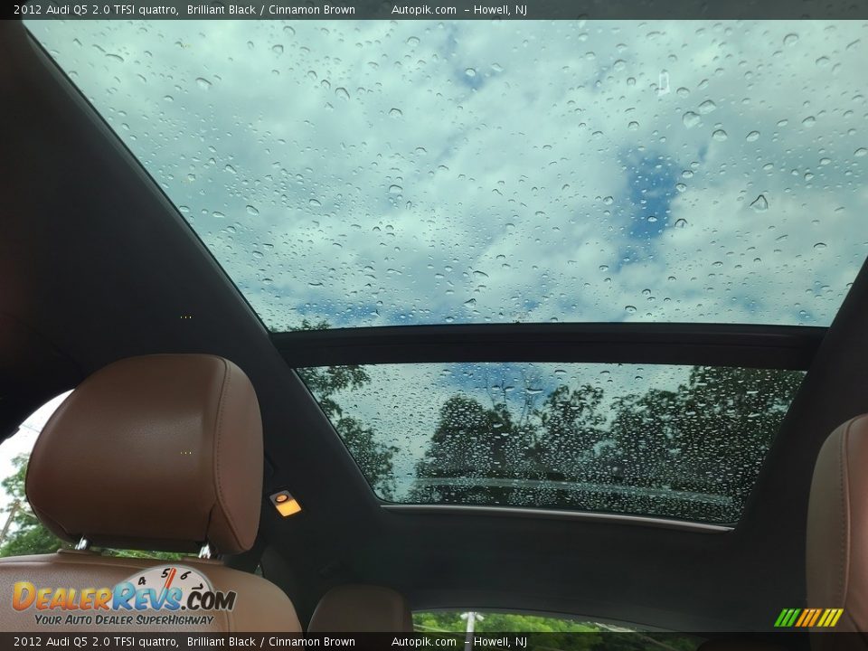 2012 Audi Q5 2.0 TFSI quattro Brilliant Black / Cinnamon Brown Photo #15