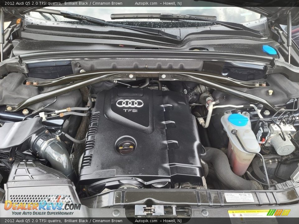 2012 Audi Q5 2.0 TFSI quattro Brilliant Black / Cinnamon Brown Photo #16