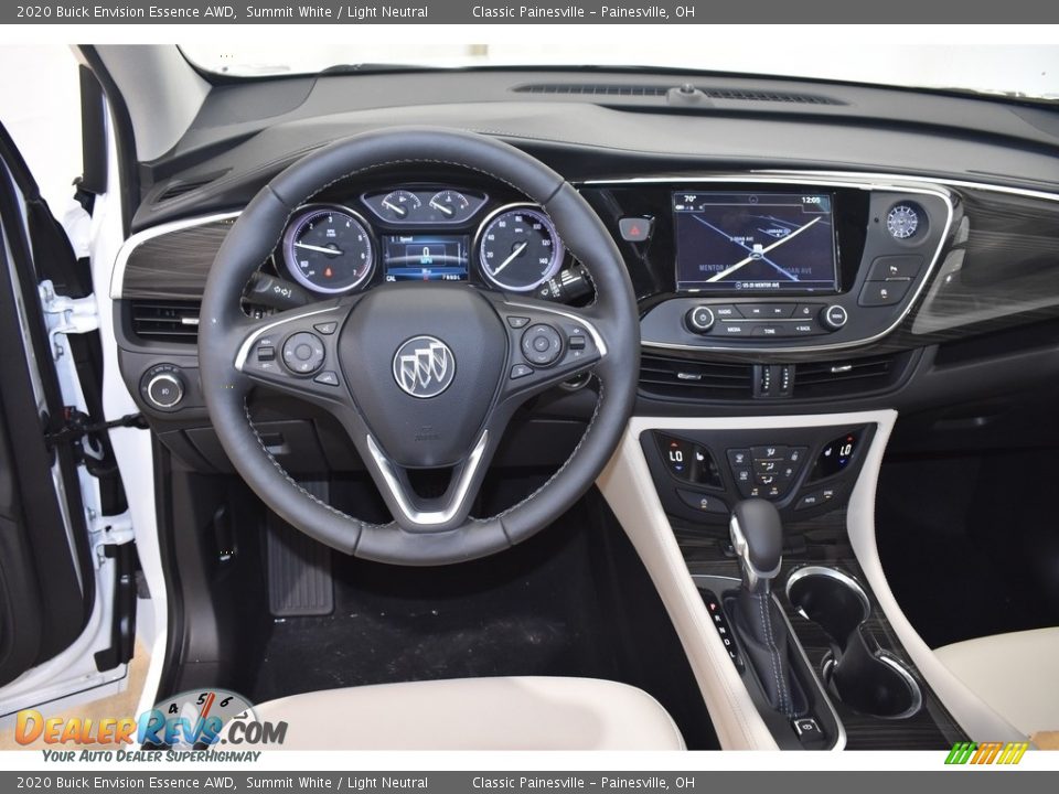 2020 Buick Envision Essence AWD Summit White / Light Neutral Photo #8