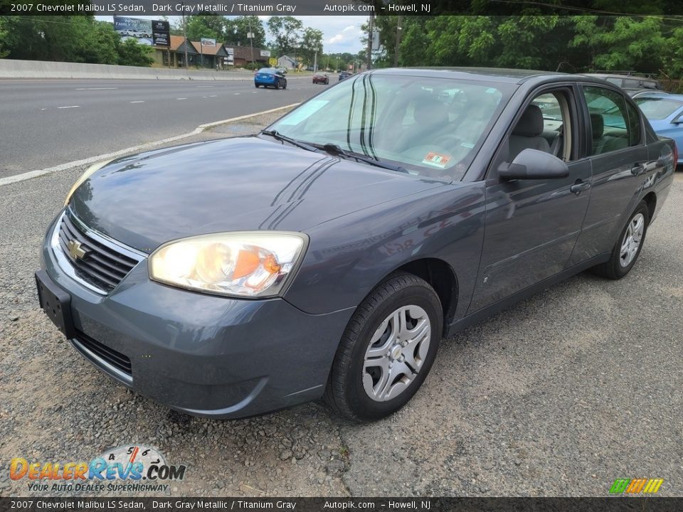 2007 Chevrolet Malibu LS Sedan Dark Gray Metallic / Titanium Gray Photo #6