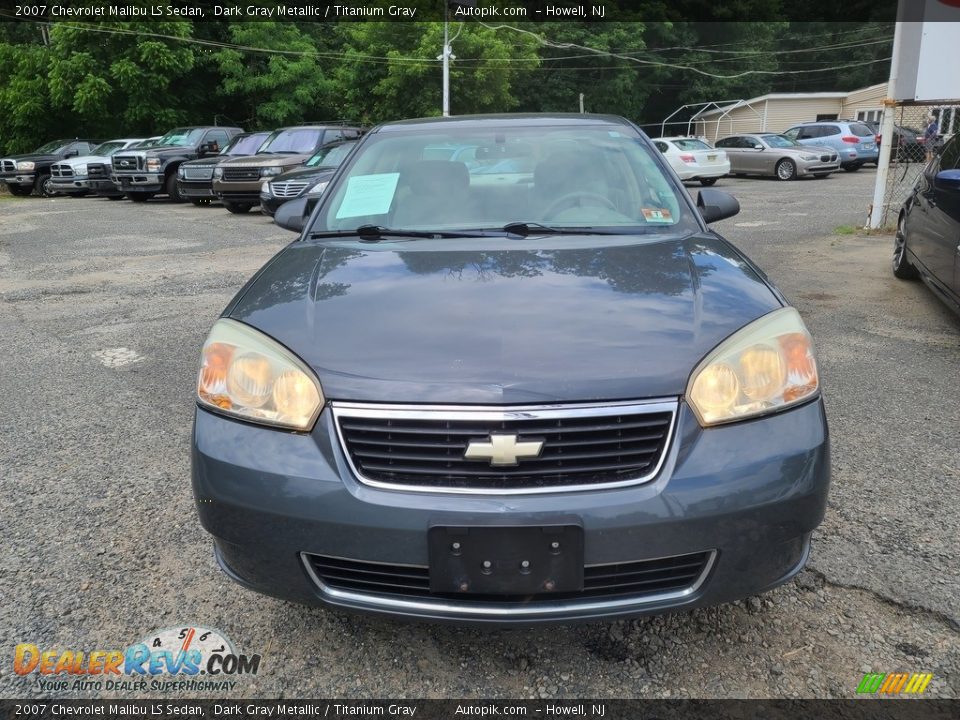 2007 Chevrolet Malibu LS Sedan Dark Gray Metallic / Titanium Gray Photo #7