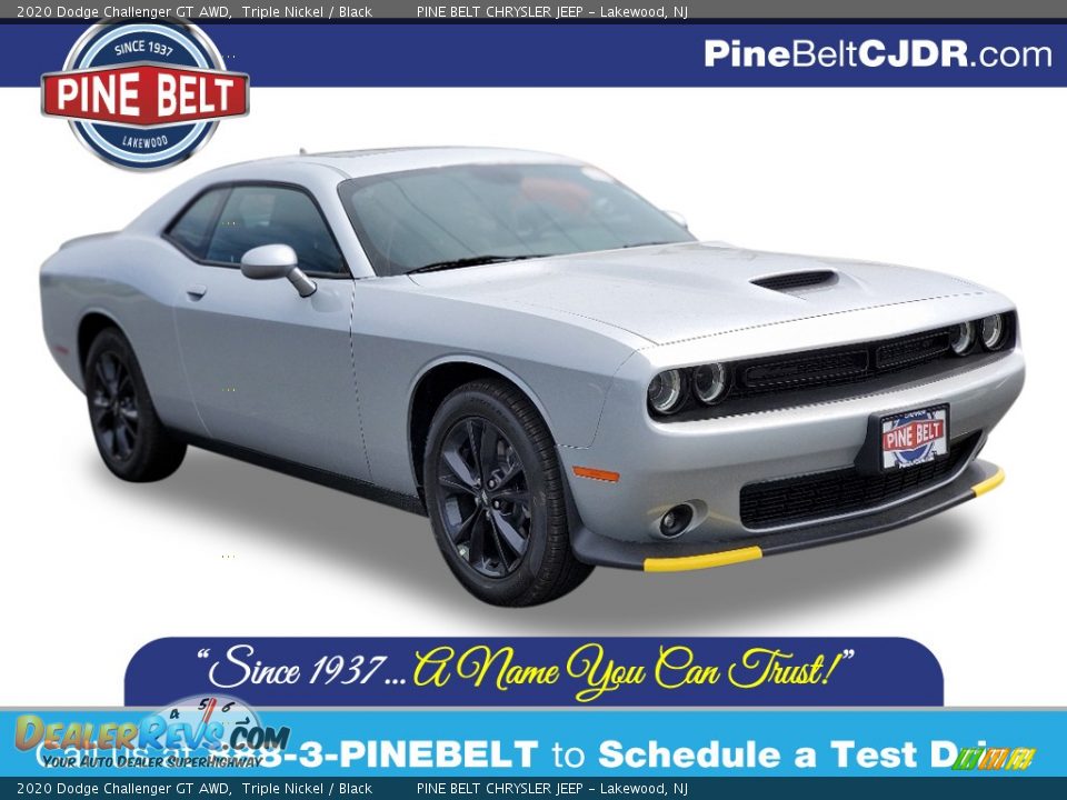 2020 Dodge Challenger GT AWD Triple Nickel / Black Photo #1