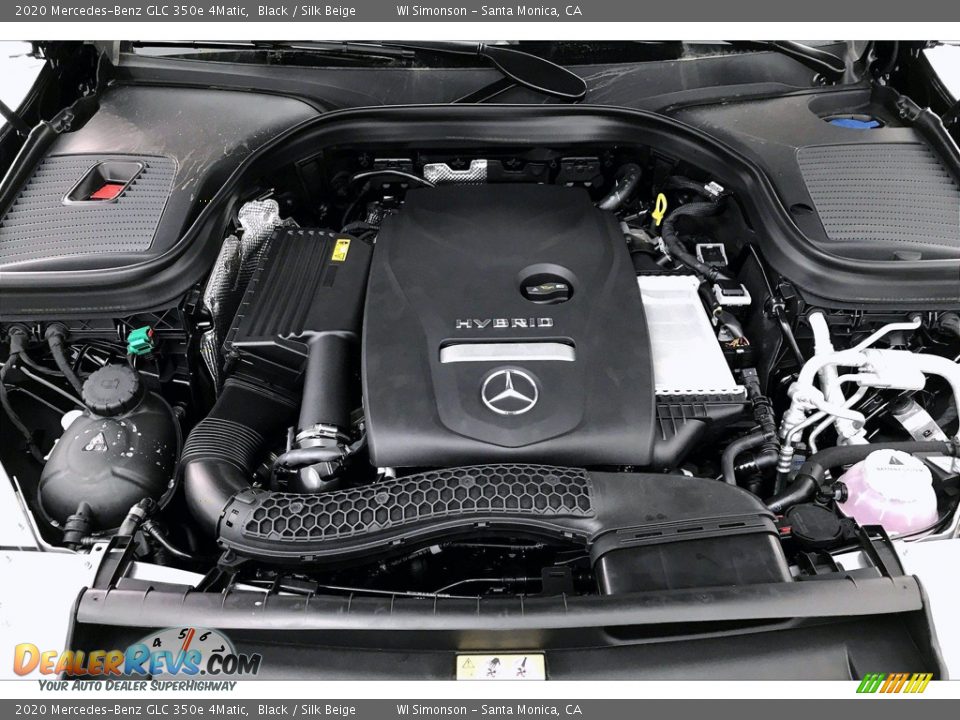 2020 Mercedes-Benz GLC 350e 4Matic Black / Silk Beige Photo #8