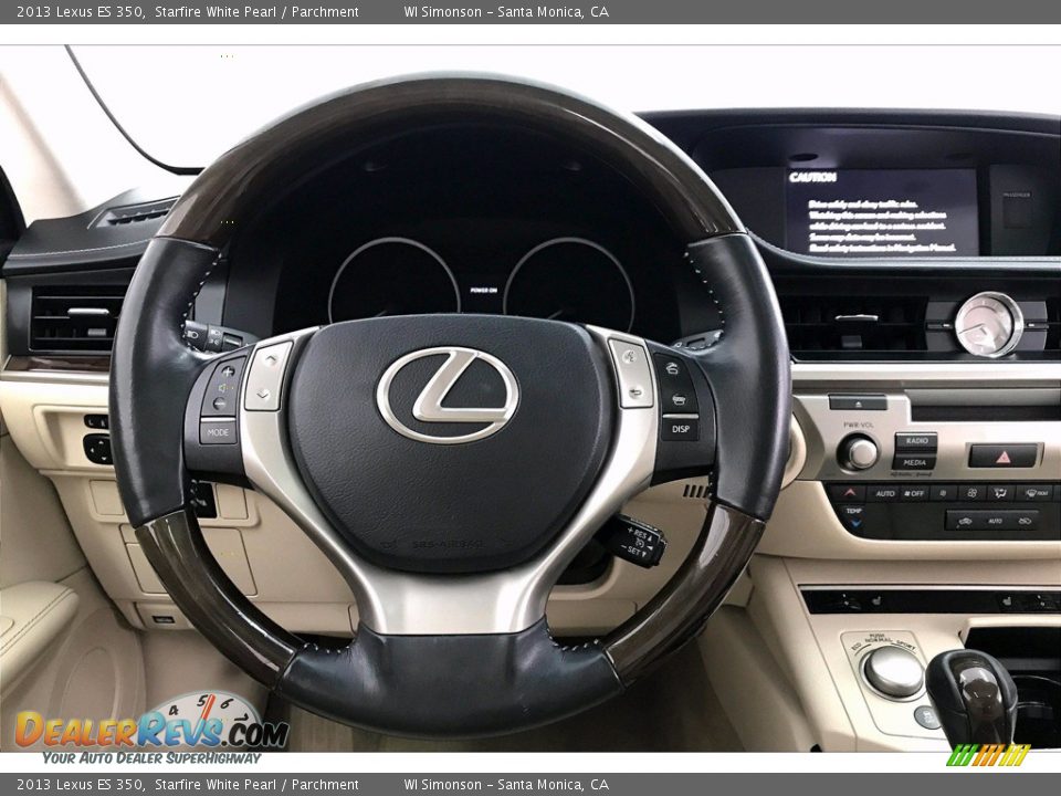 2013 Lexus ES 350 Starfire White Pearl / Parchment Photo #4