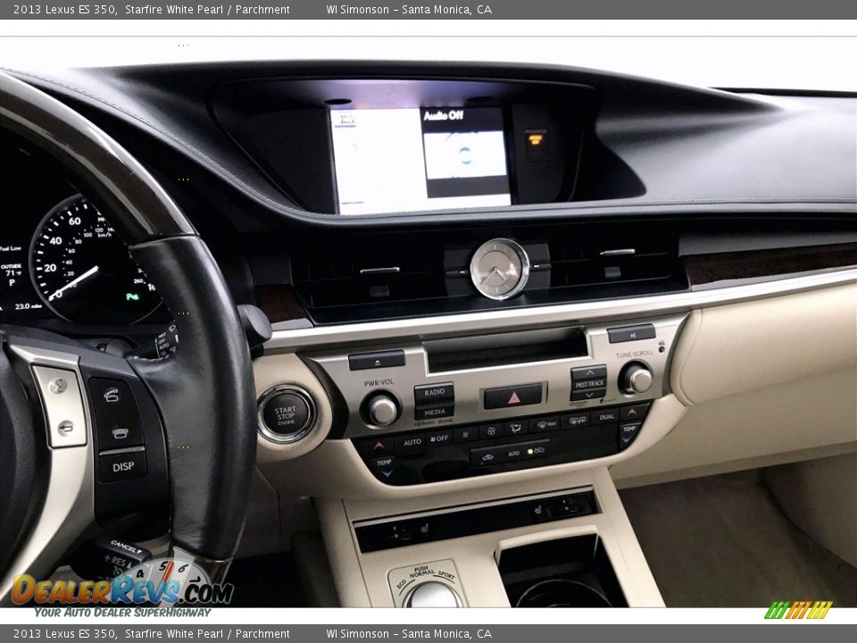 2013 Lexus ES 350 Starfire White Pearl / Parchment Photo #5