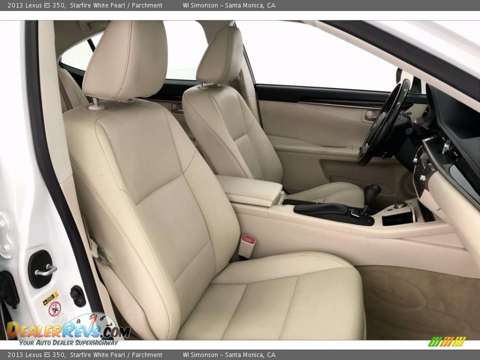 2013 Lexus ES 350 Starfire White Pearl / Parchment Photo #6