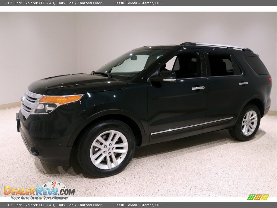 2015 Ford Explorer XLT 4WD Dark Side / Charcoal Black Photo #3