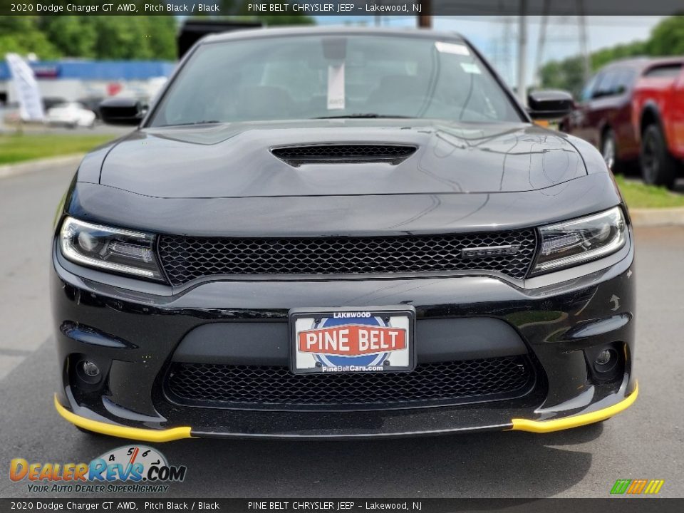 2020 Dodge Charger GT AWD Pitch Black / Black Photo #3