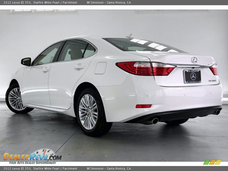 2013 Lexus ES 350 Starfire White Pearl / Parchment Photo #10