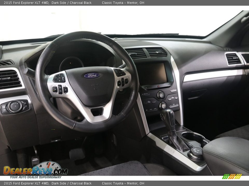 2015 Ford Explorer XLT 4WD Dark Side / Charcoal Black Photo #7