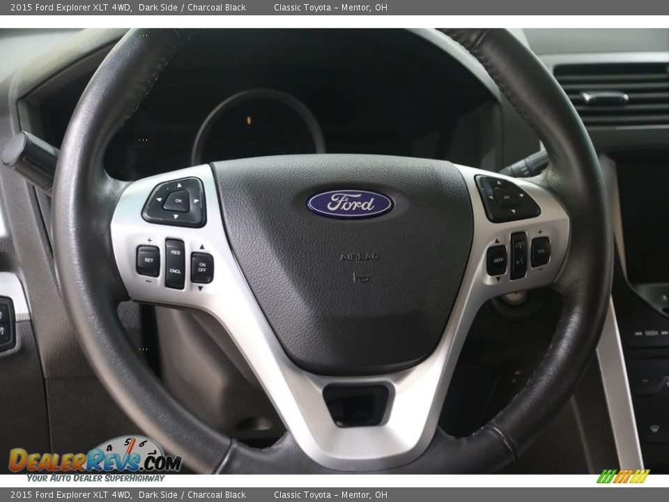 2015 Ford Explorer XLT 4WD Dark Side / Charcoal Black Photo #8