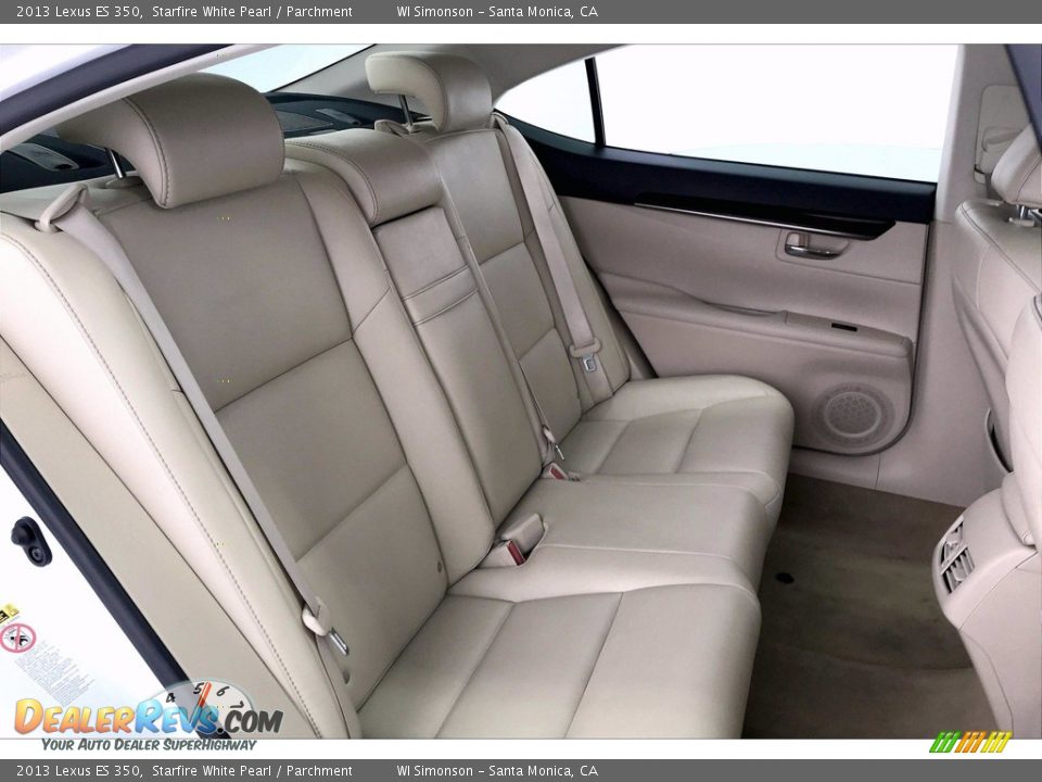 Rear Seat of 2013 Lexus ES 350 Photo #13