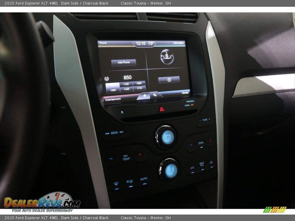 2015 Ford Explorer XLT 4WD Dark Side / Charcoal Black Photo #11