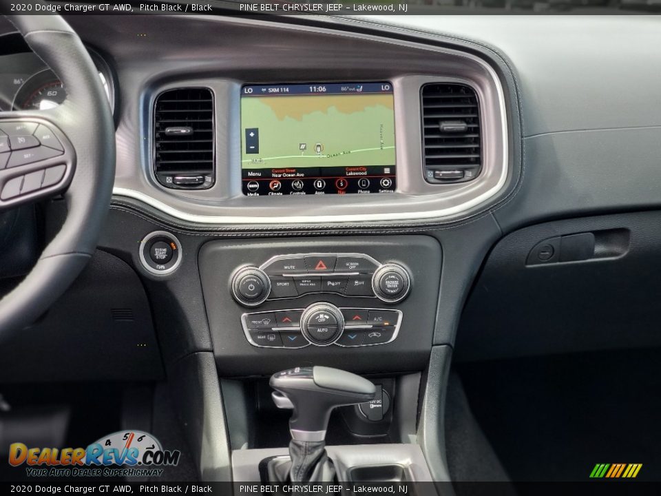 2020 Dodge Charger GT AWD Pitch Black / Black Photo #10