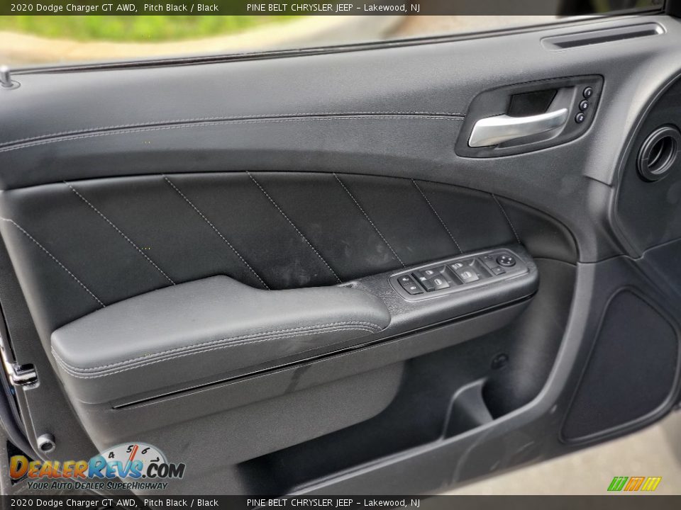 2020 Dodge Charger GT AWD Pitch Black / Black Photo #13
