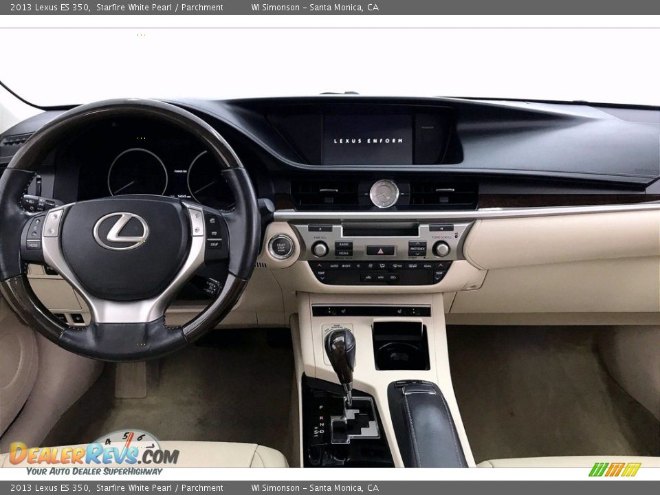 2013 Lexus ES 350 Starfire White Pearl / Parchment Photo #17