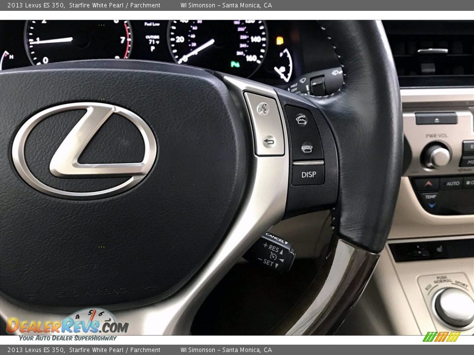 2013 Lexus ES 350 Starfire White Pearl / Parchment Photo #19