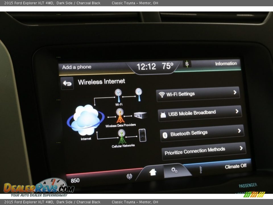 2015 Ford Explorer XLT 4WD Dark Side / Charcoal Black Photo #20