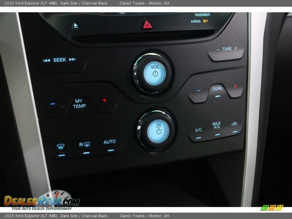 2015 Ford Explorer XLT 4WD Dark Side / Charcoal Black Photo #21