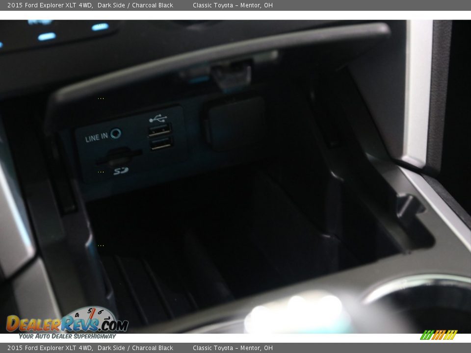 2015 Ford Explorer XLT 4WD Dark Side / Charcoal Black Photo #22