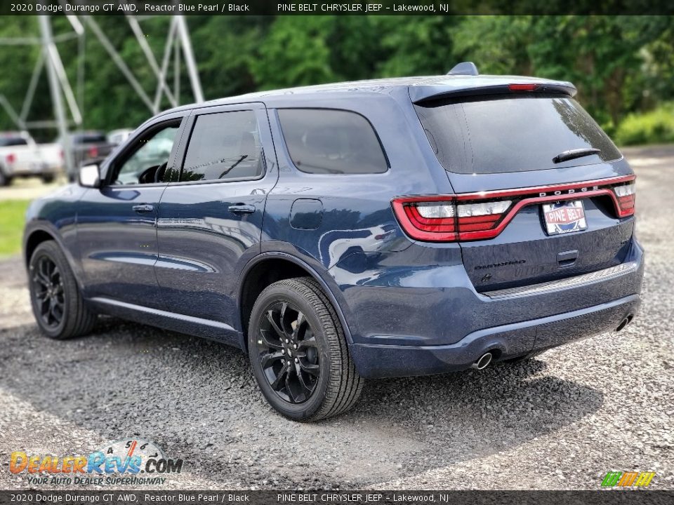 2020 Dodge Durango GT AWD Reactor Blue Pearl / Black Photo #6