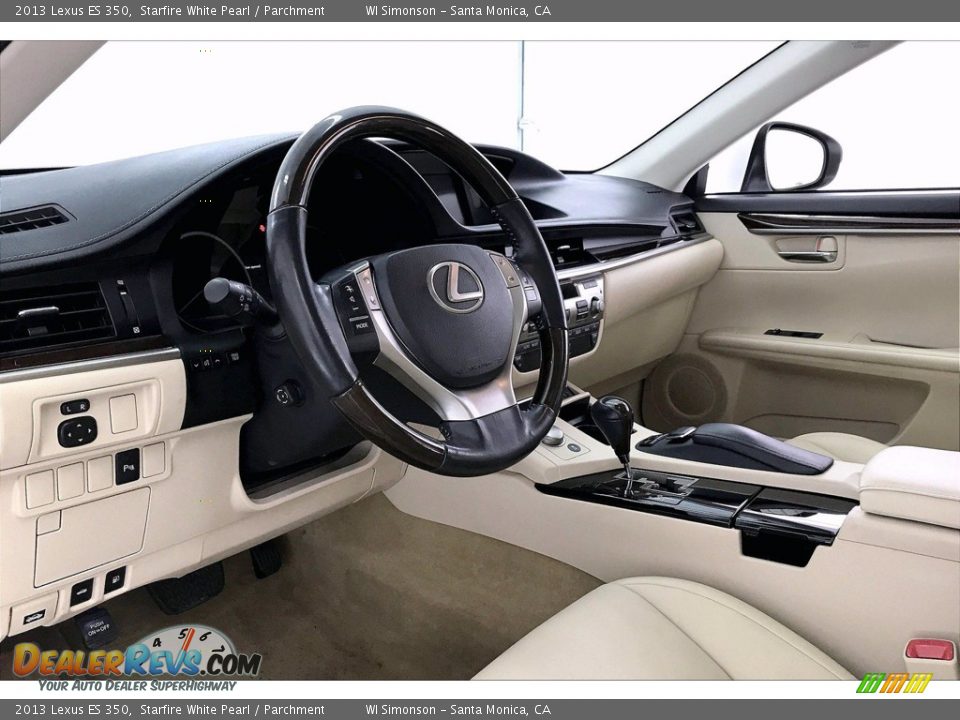 2013 Lexus ES 350 Starfire White Pearl / Parchment Photo #22