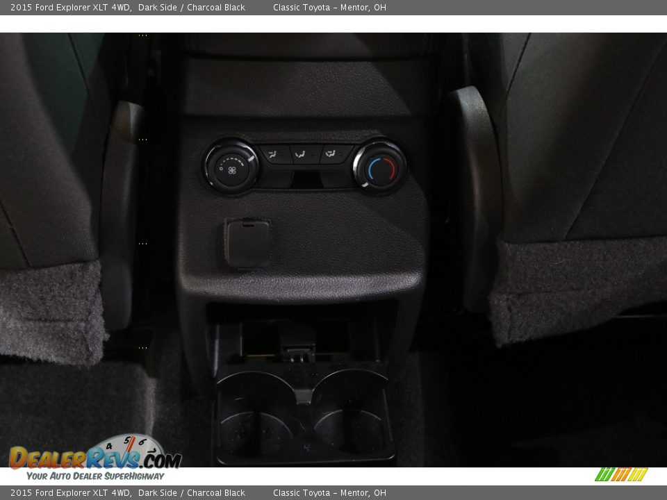 2015 Ford Explorer XLT 4WD Dark Side / Charcoal Black Photo #29